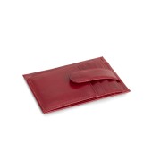 Portcard din piele naturala DiAmanti Amando Rosu 8054